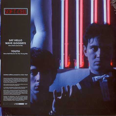 Soft Cell - Say Hello, Wave Goodbye / Youth