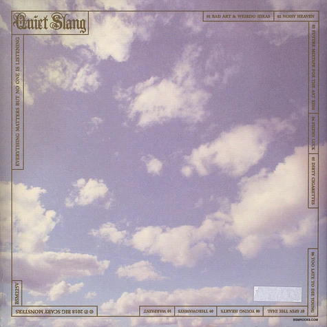 Quiet Slang (Beach Slang) - Everything Matters But No One Is Listening Black Vinyl Edition