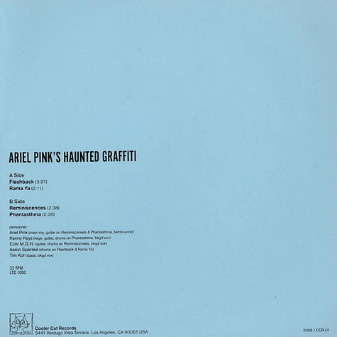 Ariel Pink's Haunted Graffiti - Reminiscences EP