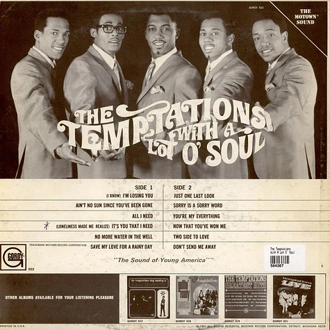 The Temptations - With A Lot O' Soul