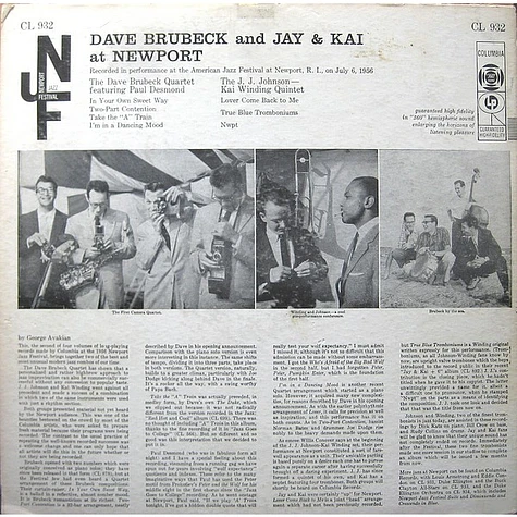 Dave Brubeck and J.J. Johnson & Kai Winding - At Newport