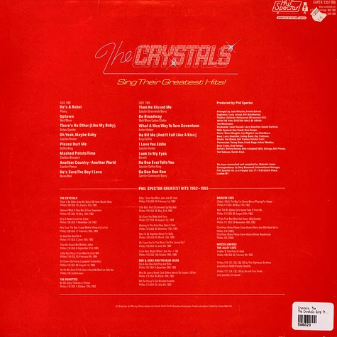 The Crystals - The Crystals Sing Their Greatest Hits