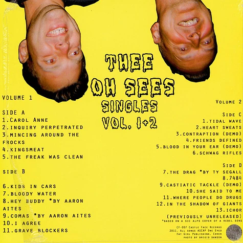 Thee Oh Sees - Singles Vol. 1 + 2