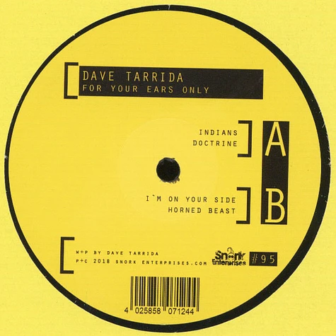 Dave Tarrida - For Your Ears Only