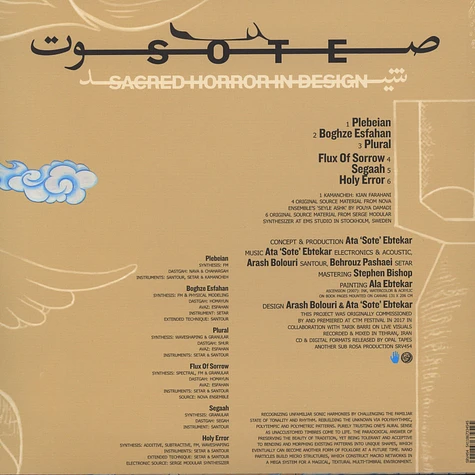 Sote - Persian Electronic Music Volume 2 / Sacred Horror In Design