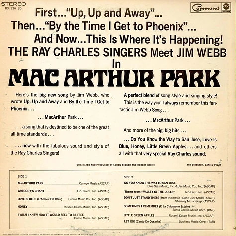 The Ray Charles Singers - MacArthur Park