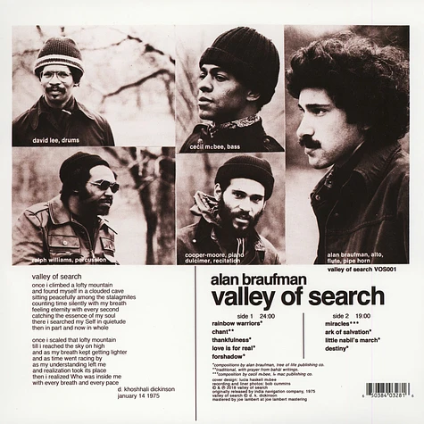 Alan Braufman - Valley Of Search