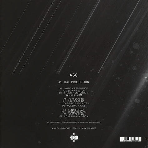 ASC - Astral Perception Marbled Vinyl Edition