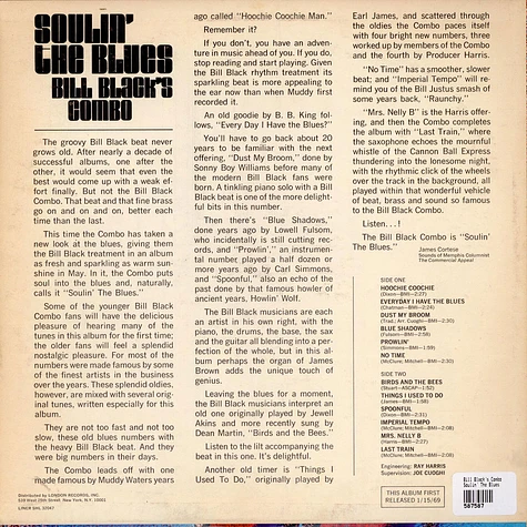 Bill Black's Combo - Soulin' The Blues