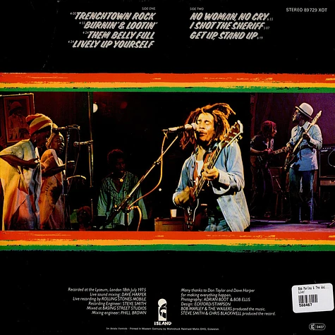 Bob Marley & The Wailers - Live!