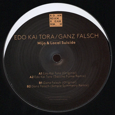 Mijo & Local Suicide - Edo Kai Tora / Ganz Falsch Simple Symmetry & Sascha Funke Remixes