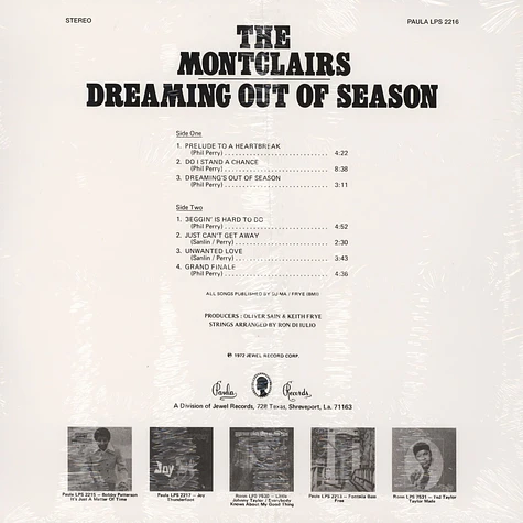 Montclairs - Dreaming Out Of Season