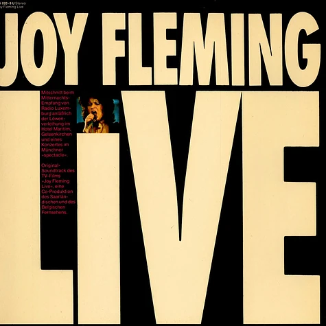 Joy Fleming - Live