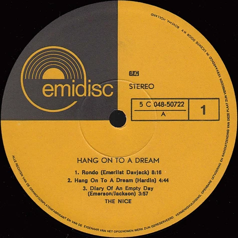 The Nice - Hang On To A Dream