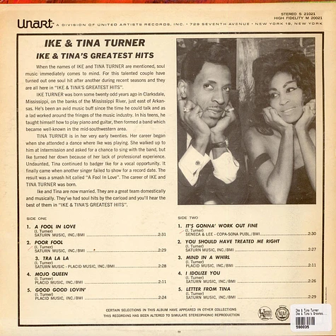 Ike & Tina Turner - Ike & Tina's Greatest Hits