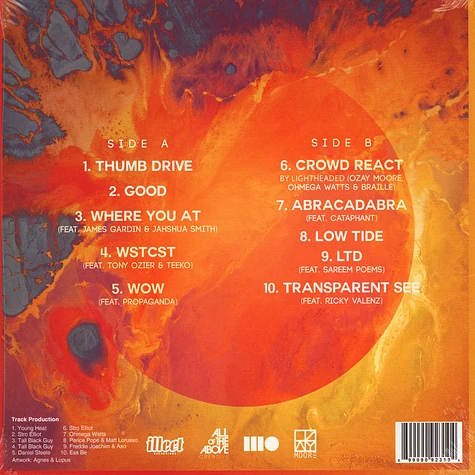 Ozay Moore - In The Wake Of O Orange Vinyl Edition