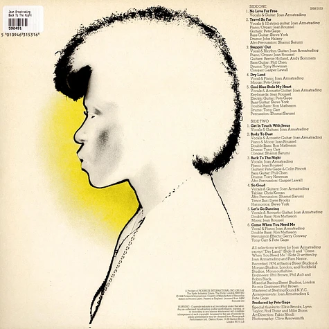 Joan Armatrading - Back To The Night