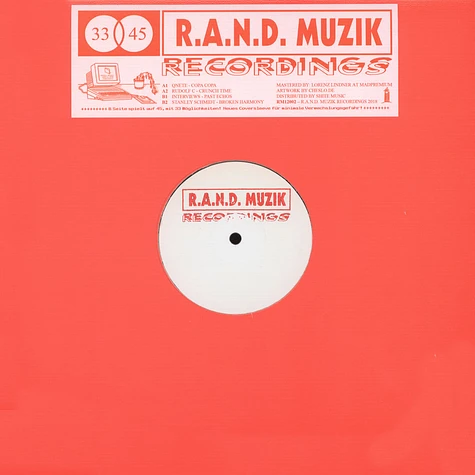 R.A.N.D. Muzik presents - RM12002