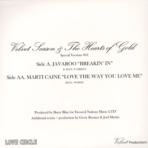 Marti Caine / Javaroo - Love Circle 2: Velvet Season & The Hearts Of Gold Edits