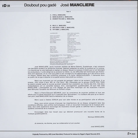 Jose Mancliere - Doubout Pou Gade