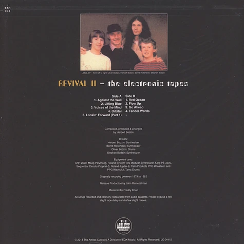 Herbert Bodzin - Revival II - The Electronic Tapes 1979-1982