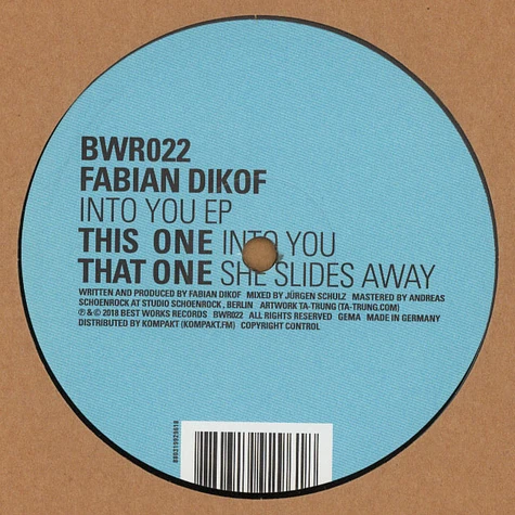 Fabian Dikof - Into You EP
