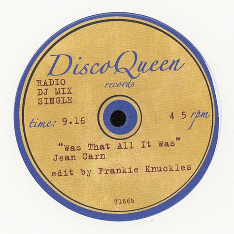 Frankie Knuckles - Disco Queen Edits #7166