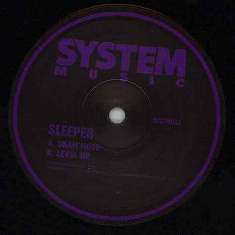 Sleeper - Oram Mode / Level Up