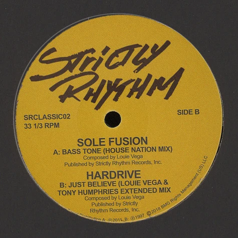 Sole Fusion & Hardrive - Bass Tone / Just Believe