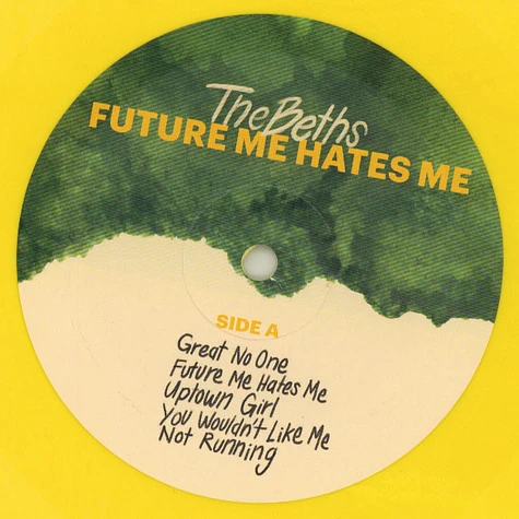 The Beths - Future Me Hates Me Yellow Vinyl Edition