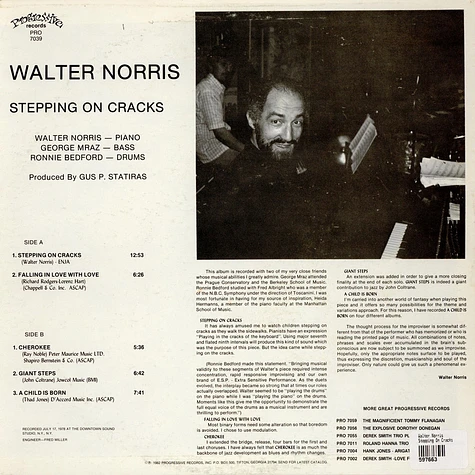 Walter Norris - Stepping On Cracks