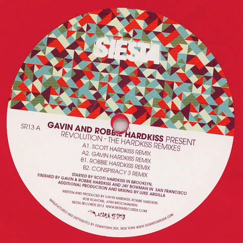 Gavin And Robbie Hardkiss Present - Revolution The Hardkiss Remixes Pik Vinyl Version