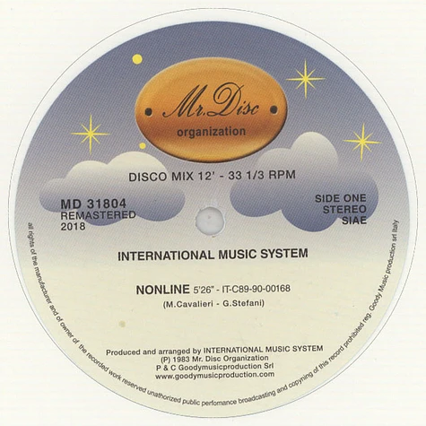 International Music System - IMS Remastered 2018 White Vinyl Edition