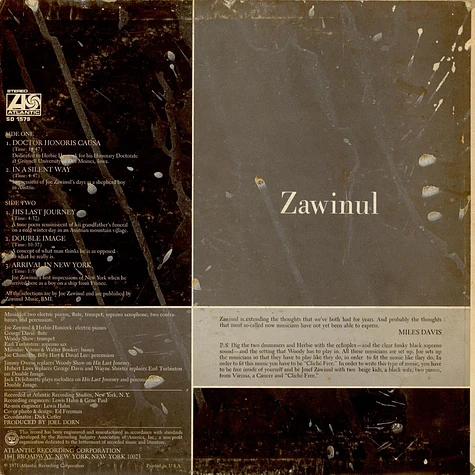 Joe Zawinul - Zawinul