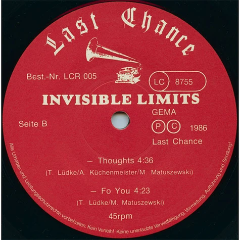 Invisible Limits - Devil Dance