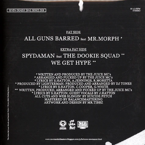 Juice MC's - All Guns Barred / Spydaman / We Get Hype