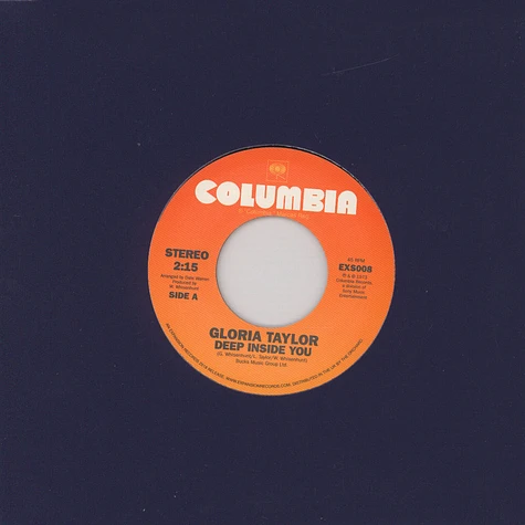 Gloria Taylor - Deep Inside You / World That's Not Real