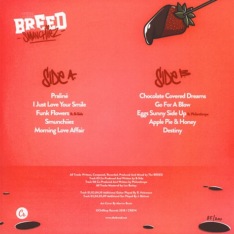 The Breed - Smunchiiez White Vinyl Limited Edition