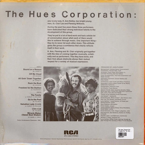 The Hues Corporation - Freedom For The Stallion