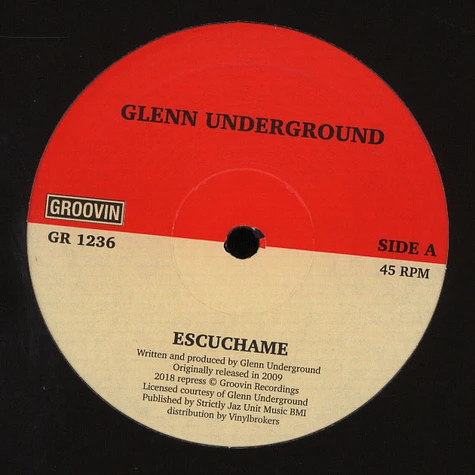 Glenn Underground - Escuchame / Hi-Tech Soul