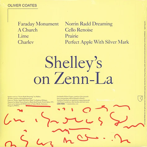 Oliver Coates - Shelley's On Zenn La