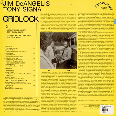 Jim DeAngelis / Tony Signa - Gridlock