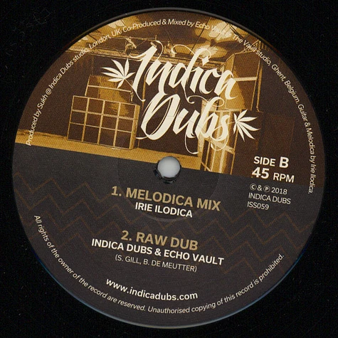 Indica Dubs / Echo Vault - Good Over Evil / Melodica Mix