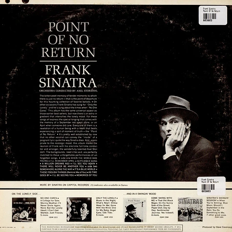 Frank Sinatra - Point Of No Return