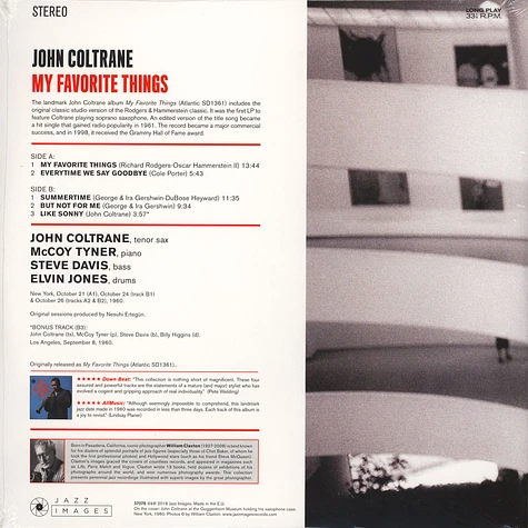 John Coltrane - My Favorite Things Gatefold Sleeve Edition