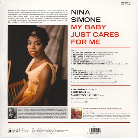 Nina Simone - My Baby Just Cares For Me Gatefold Sleeve Edition