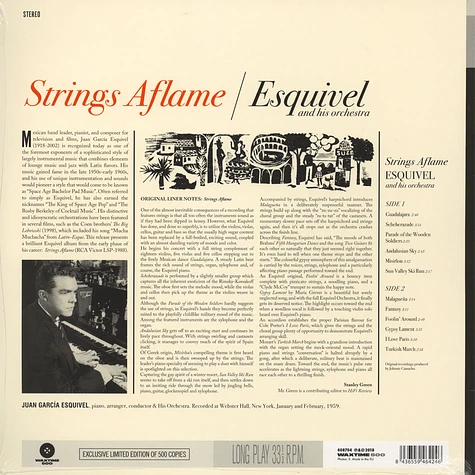 Esquivel And His Orchestra - Strings Aflame Collector's Edition