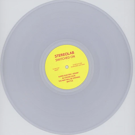 Stereolab - Switched On Volume 1 Clear Vinyl Edition