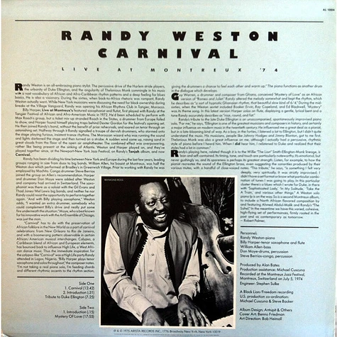 Randy Weston - Carnival (Live At Montreux '74)