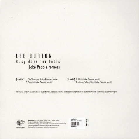 Lee Burton - Busy Days For Fools (Lake People Remixes)
